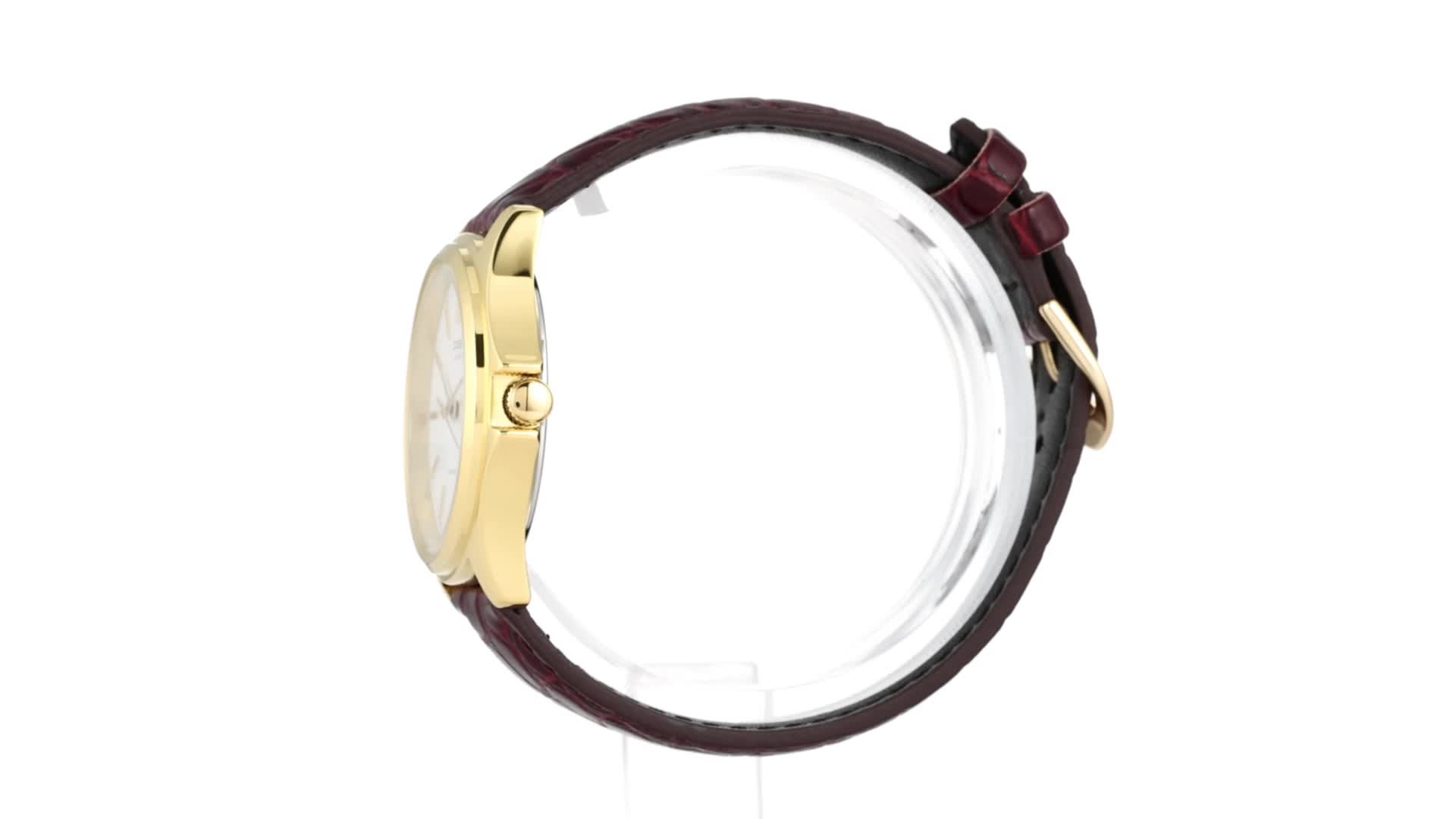 Casio Men's MTP 1183Q 7A Gold Analog Dress Watch W Croc Leather